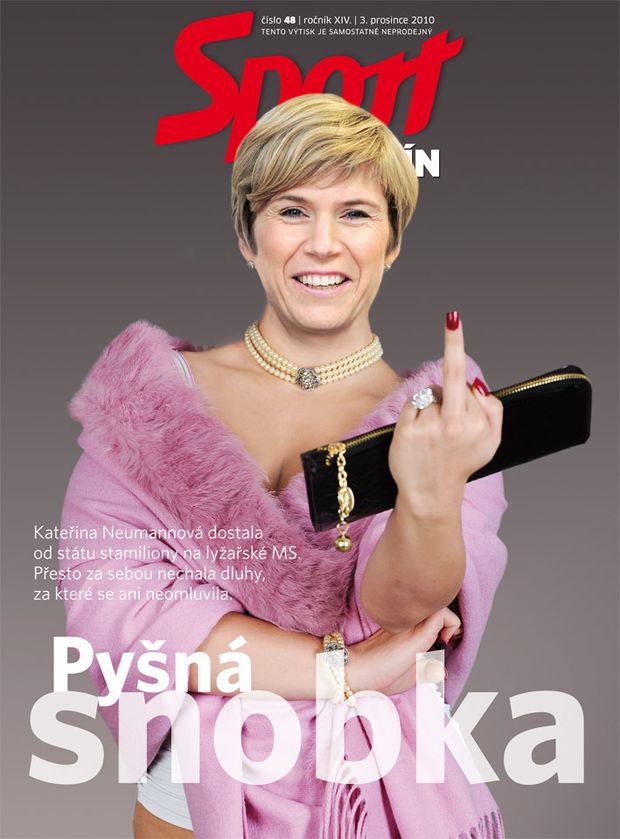 Pyšná snobka Kateřina Neumannová Pyšná snobka Kateřina Neumannová