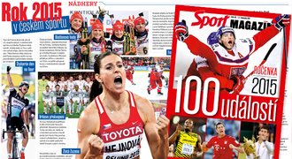 Jágr, Bolt i žralok: 100 událostí v ročence Sport Magazínu