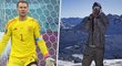 Elitní brankář Bayernu Mnichov Manuel Neuer si zkomplikoval kariéru nehodou na lyžích