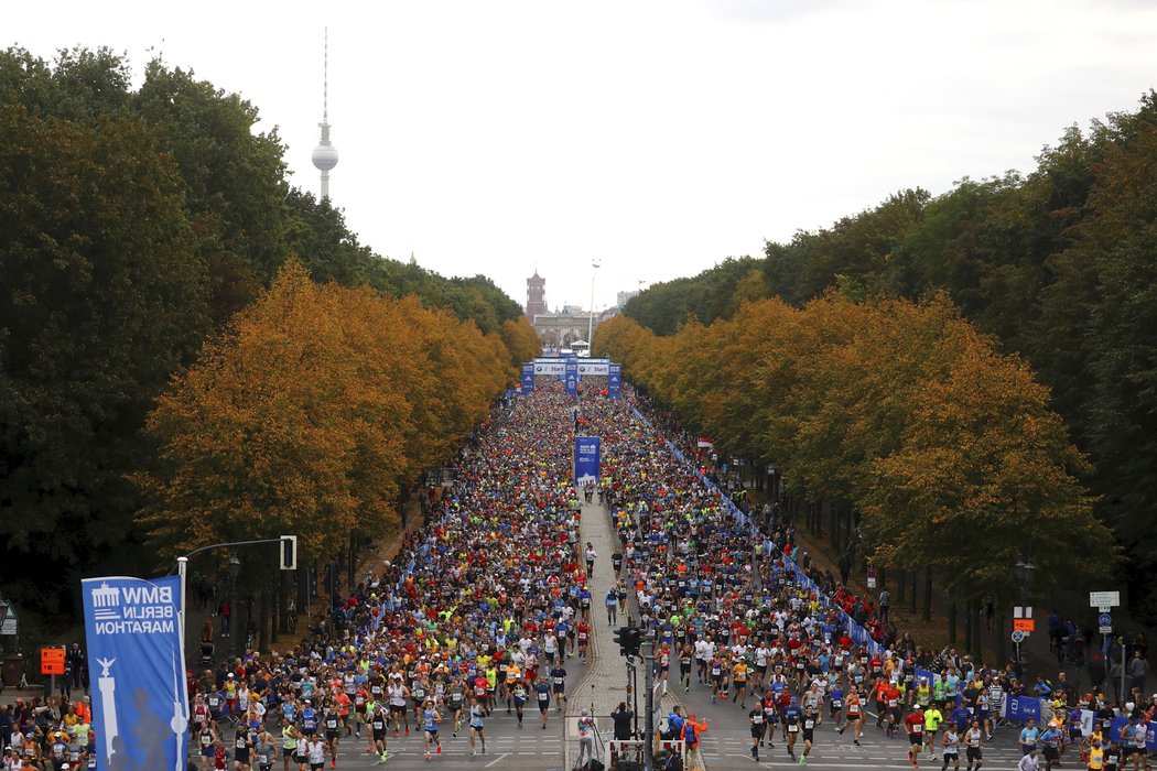 V Berlíně se v neděli běžel maraton