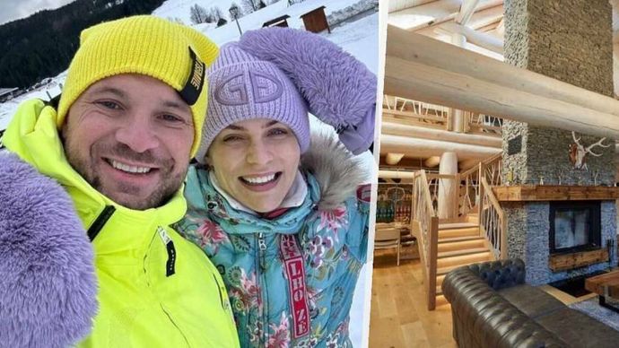 Bývalý hokejista Marián Gáborík vlastní luxusní chatu v Donovalech. Jeho manželka Ivana nedávno nechala své sledující nahlédnout dovnitř