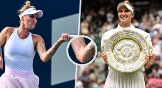 Tenistka Markéta Vondroušová: Co si dala vytetovat za titul z Wimbledonu?