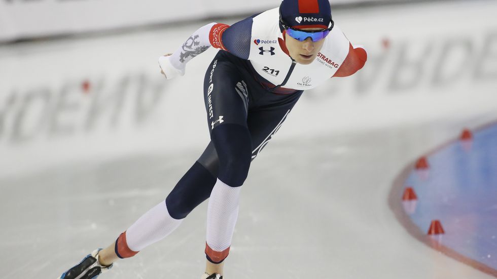 Martina Sáblíková vstoupila do mistrovství světa ve víceboji v Hamaru 18. místem v závodu na 500 metrů