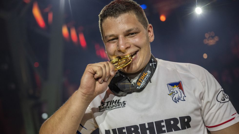 Matyáš Klíma se stal mistrem Evropy juniorů ve STIHL TIMBERSPORTS®