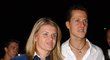 Corinna Schumacherová s manželem za šťastnějších časů...