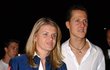 Corinna Schumacherová s manželem za šťastnějších časů...