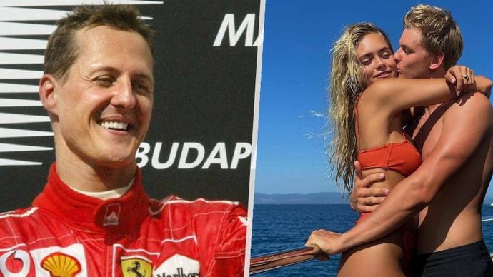 Laila Hasanovičová, přítelkyně Micka Schumachera, navštívila Michaela Schumachera