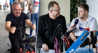 Dusík z ČT jako paralympionik: Už jste nějakej červenej! Hledá se youtuber