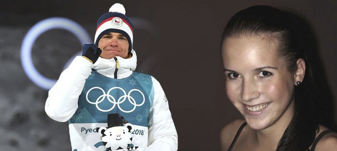 Michal Krčmář mohl olympijskou medaili oslavit i se svojí přítelkyní Romanou