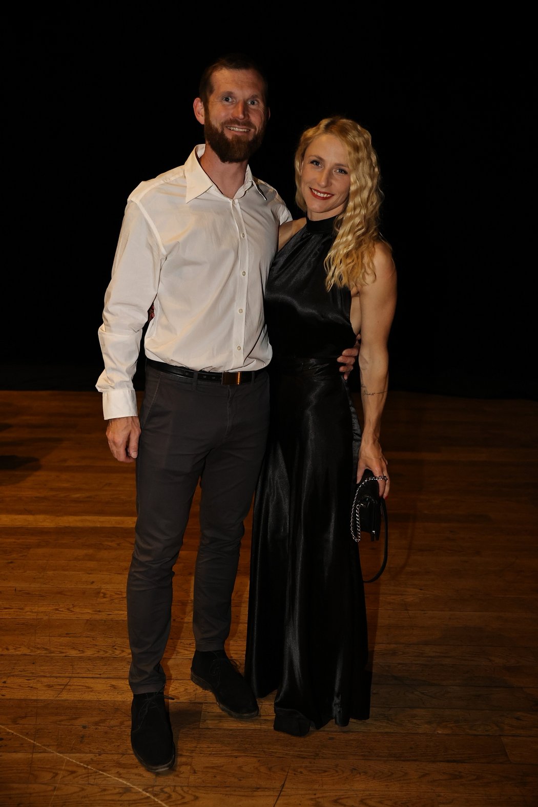 Na galavečeru se objevil i Michal Šlesingr s partnerkou