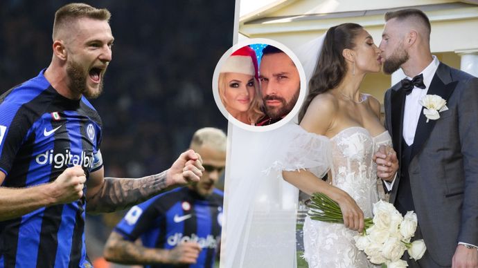 Hvězdný slovenský fotbalista Milan Škriniar si vzal půvabnou Barboru. O květiny se jim na svatbě staral Ivan Šablatúra, zahradník Moniky Babišové, která je manželkou bývalého premiéra Andreje Babiše