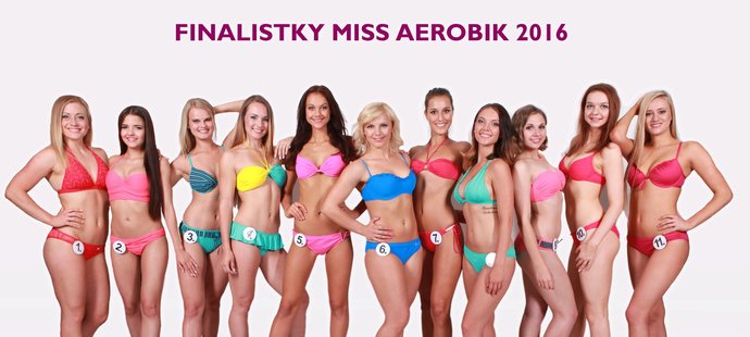 Finalistky Miss aerobik 2016