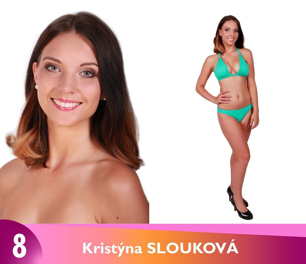 Kristýna Slouková, soutěžící o Miss aerobik