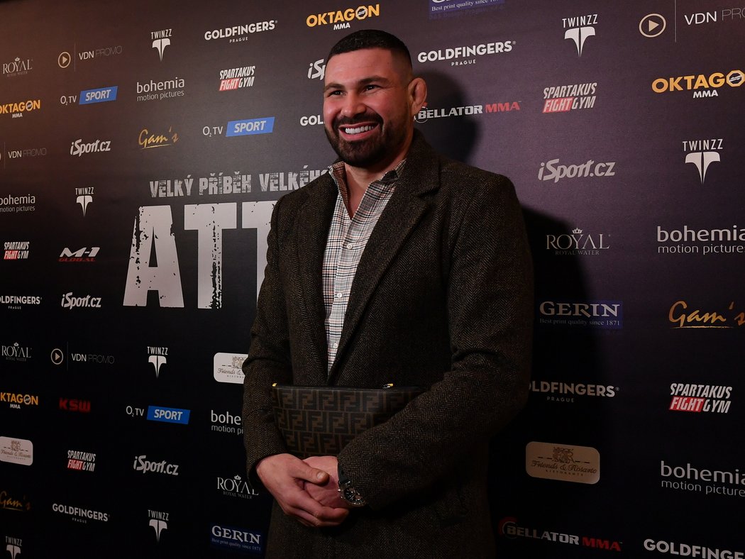 Attila Végh na premiéře filmu o sobě