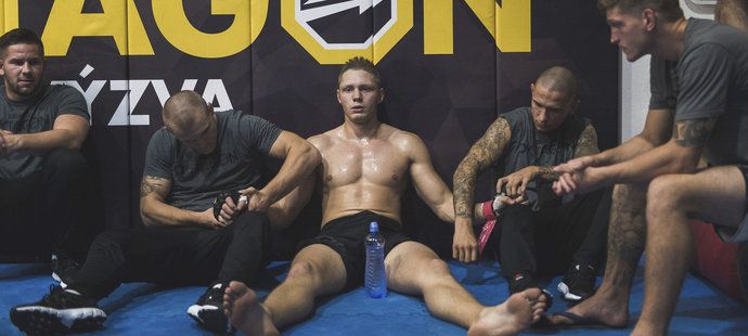 Bojovník MMA Jakub Běle, účastník reality show Oktagon