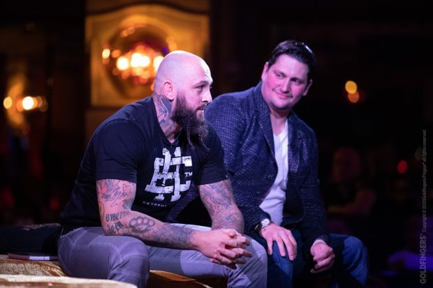 Michal Martínek a Jan Platil jako hosté Karlose Vémoly Michal Martínek a Jan Platil jako hosté Karlose Vémoly