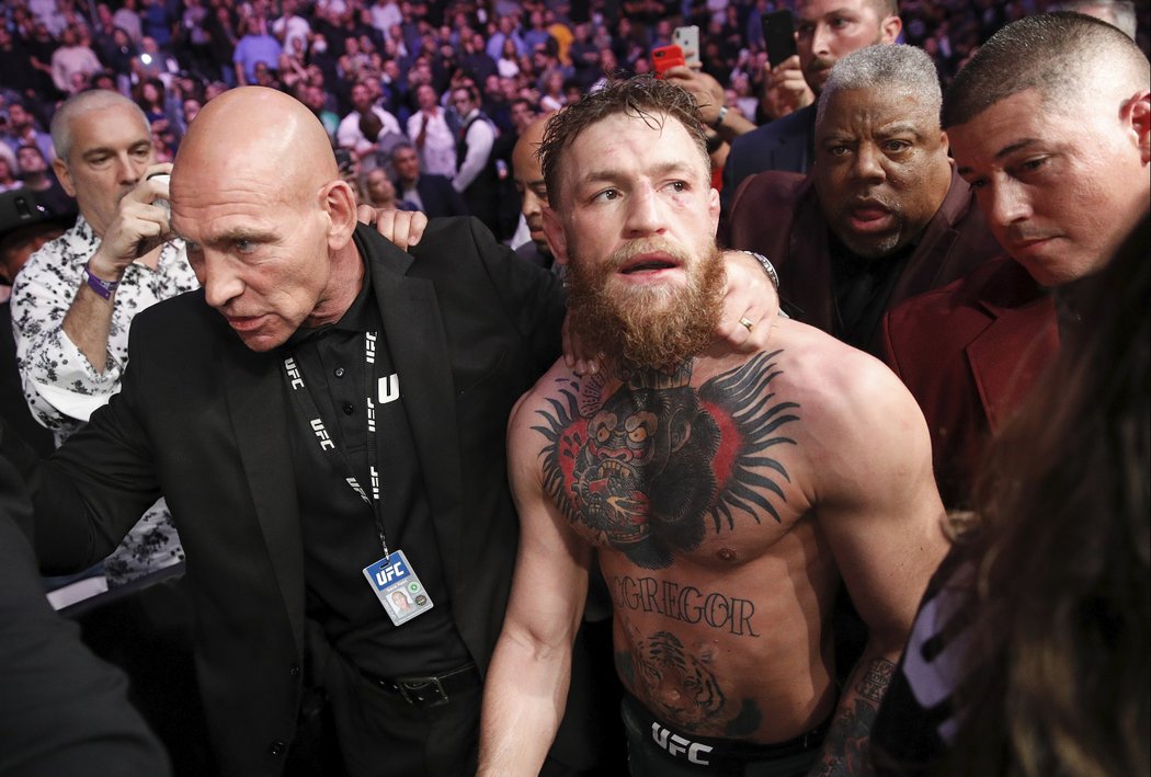 Conor McGregor po zápase s Chabibem Nurmagomedovem