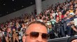 Karlos Vémola jako divák na Oktagon 28, při zápase Petra Knížete půjde i do rohu