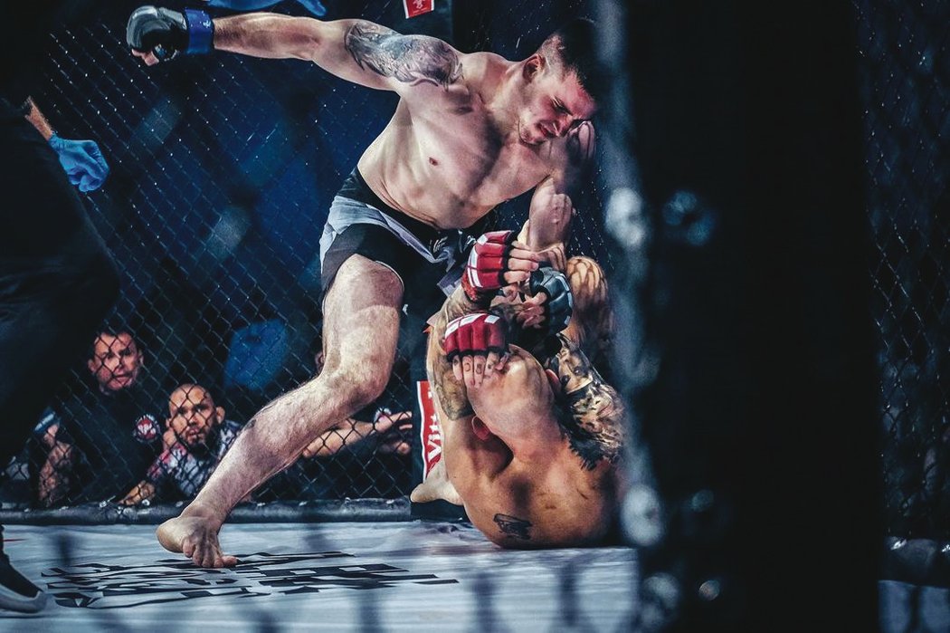 Český MMA zápasník a boxer David Hošek