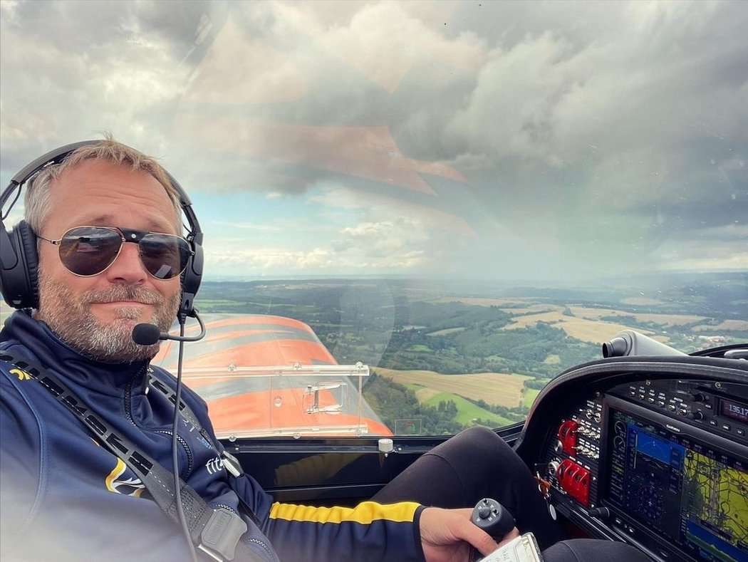 Ondřej Novotný má pilotní licenci