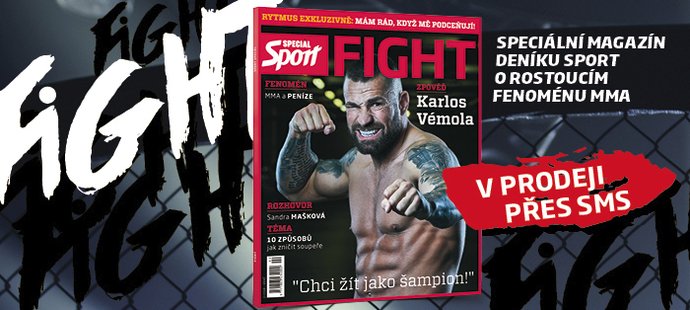 Volně prodejný speciál Sport Fight můžete objednávat i přes SMS