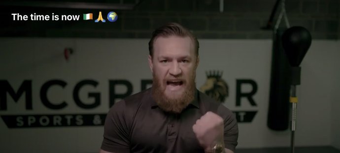 Conor McGregor na Instagramu vyzval Irsko a celý svět k jednotě v boji s koronavirem