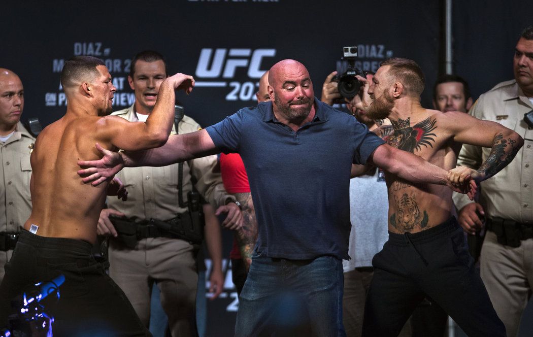 Conor McGregor se s Natem Diazem málem porval už na vážení