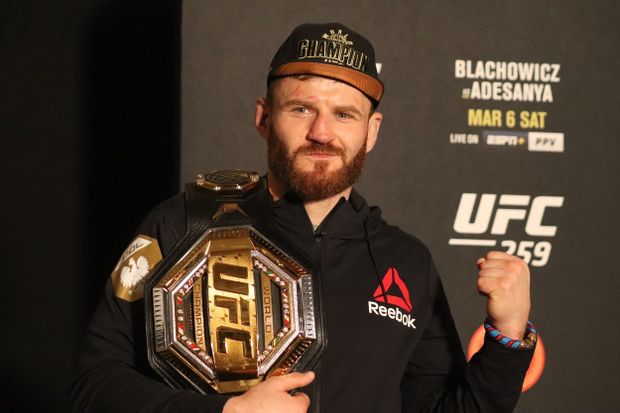 Bývalý šampion UFC Jan Blachowicz Bývalý šampion UFC Jan Blachowicz