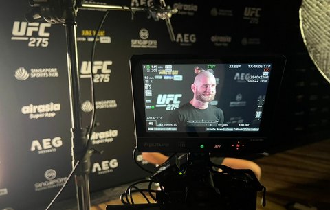 Český titulový vyzyvatel v UFC Jiří Procházka má před turnajem UFC 275 mediální povinnosti