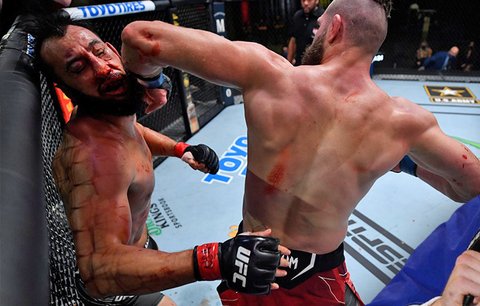 Český zápasník Jiří Procházka si v UFC poradil s Dominickem Reyesem. V 2. kole vyhrál KO