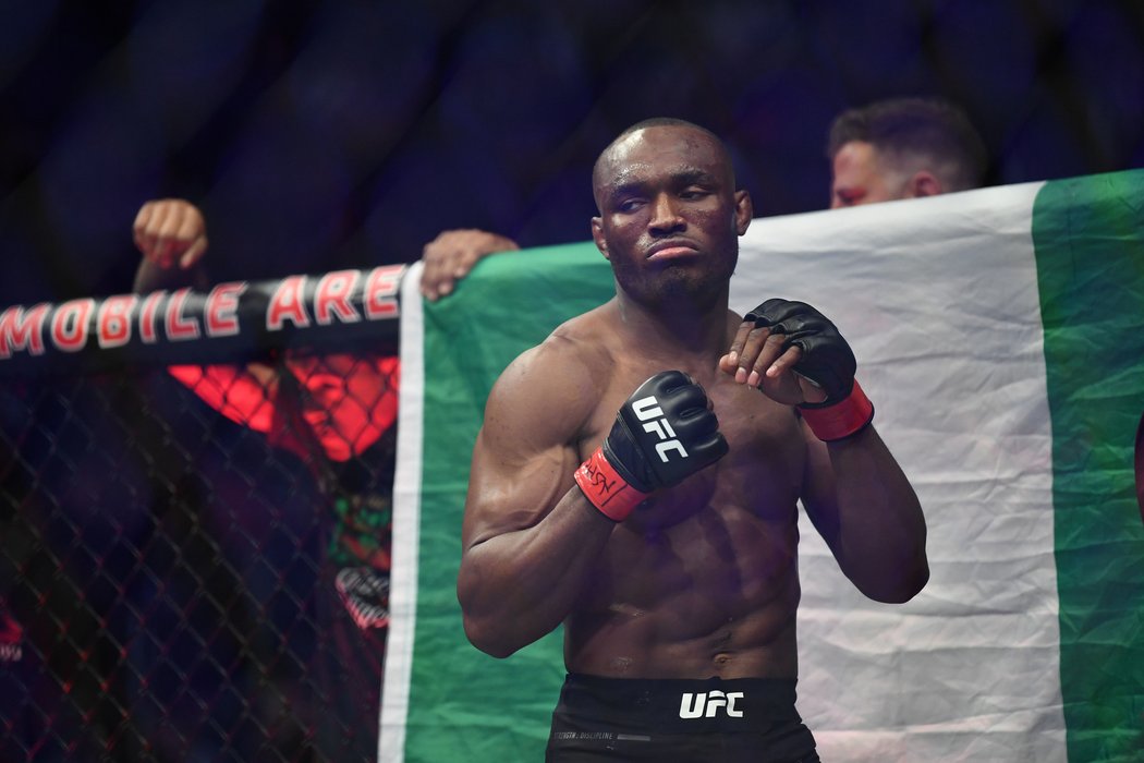 Šampion veltrové váhy Kamaru Usman