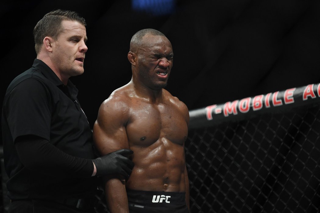 Šampion veltrové váhy Kamaru Usman