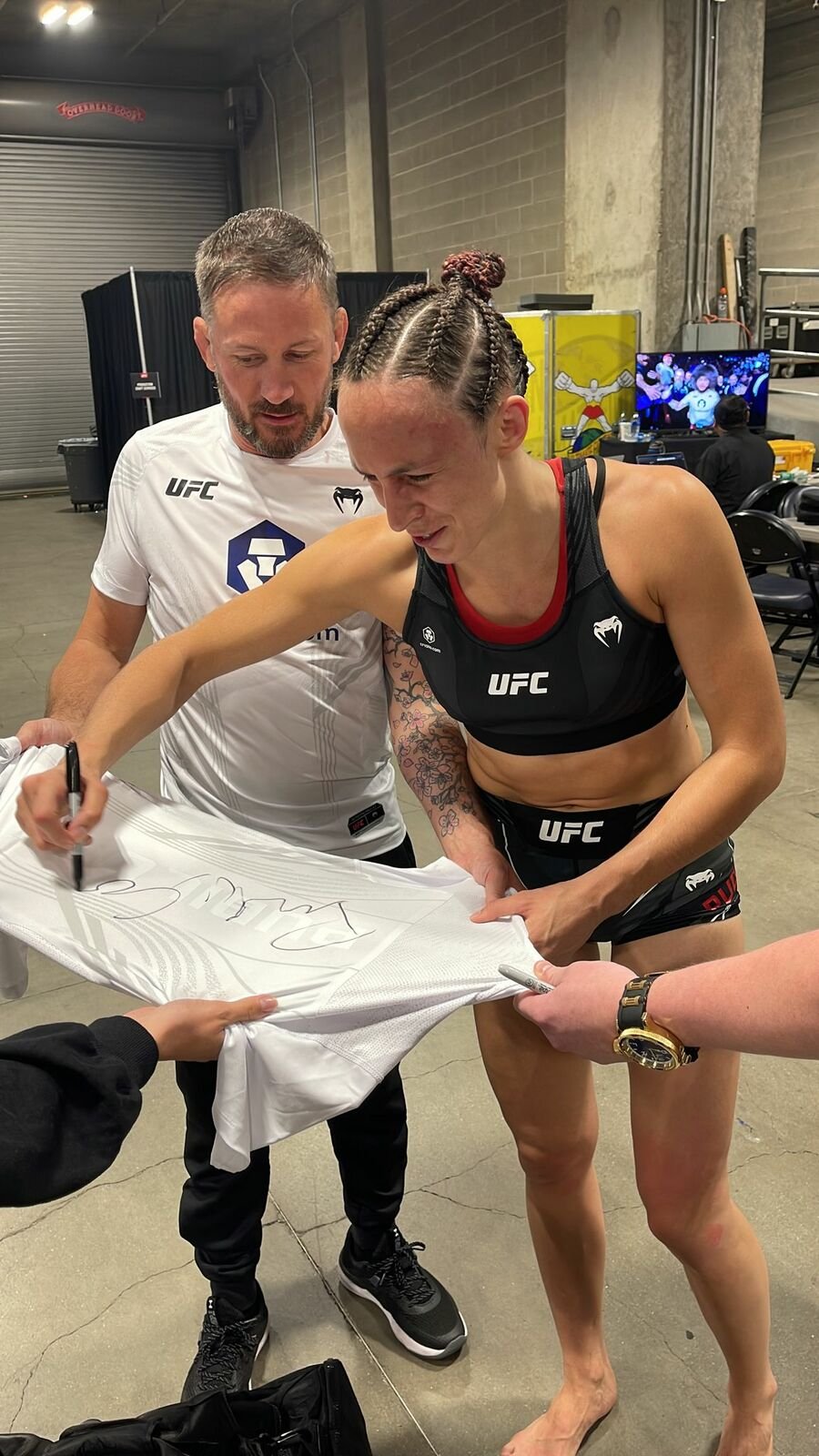 Lucie Pudilová po své výhře v UFC