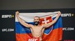 Ľudovít Klein na vážení před druhým zápasem v UFC