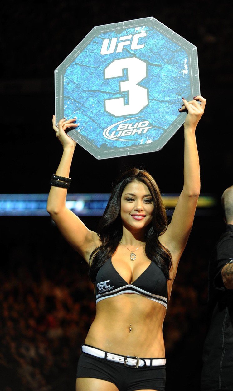 Arianny Celeste je jednou z nejoblíbenějších oktagon girls v UFC.