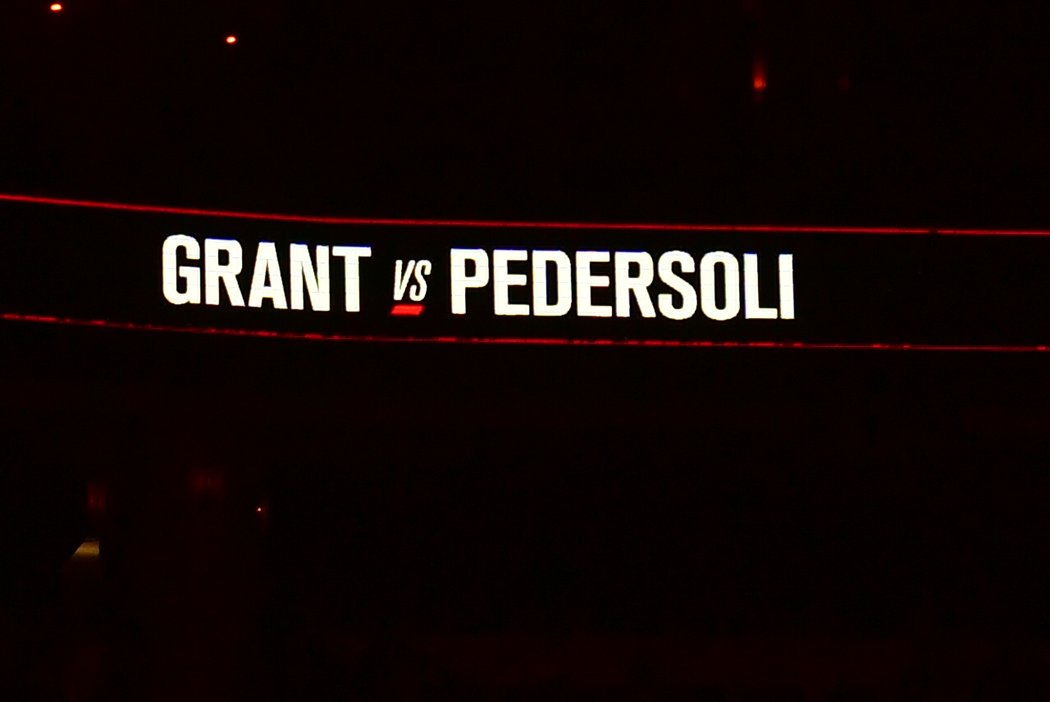 Pouták na jeden ze zápasů galavečera UFC v Praze