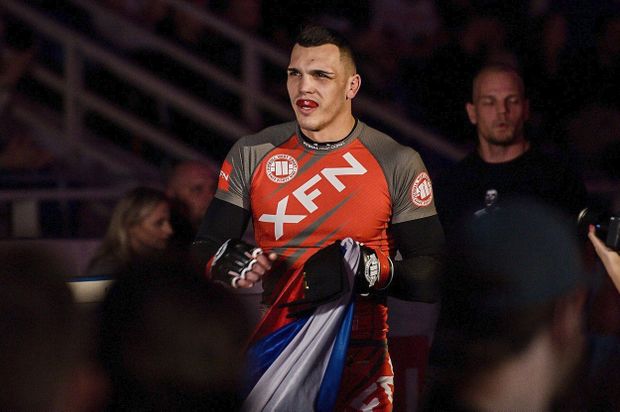 Vasil Ducár v DRFG Aréně před soubojem s Denisem Vygovskym Vasil Ducár v DRFG Aréně před soubojem s Denisem Vygovskym