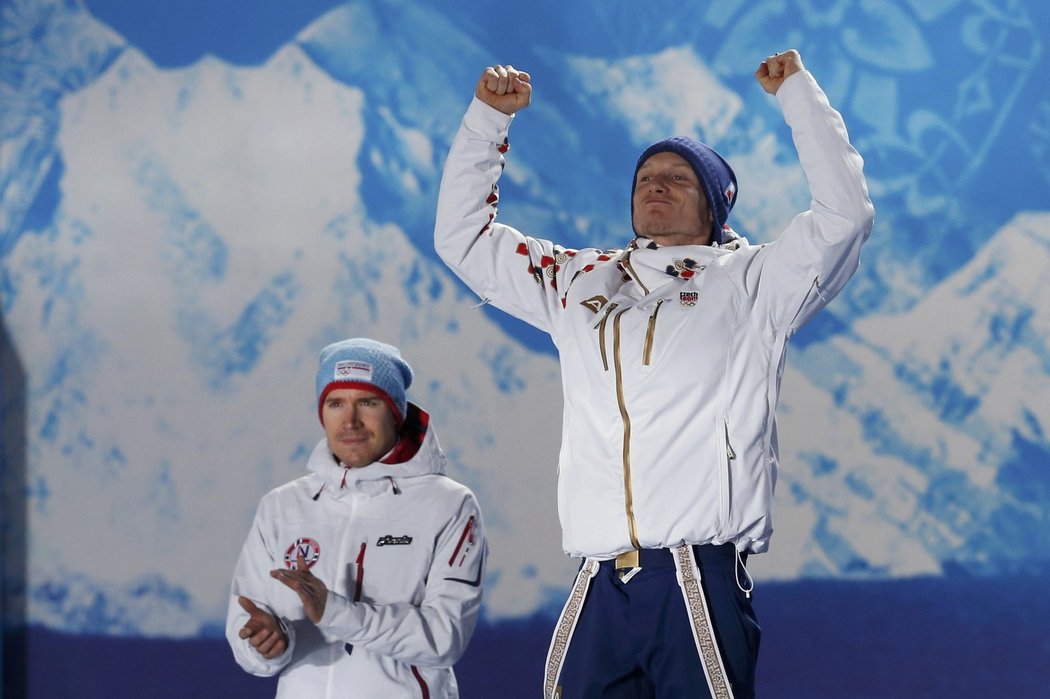 asloužená radost pro dvojnásobného olympijského medaili