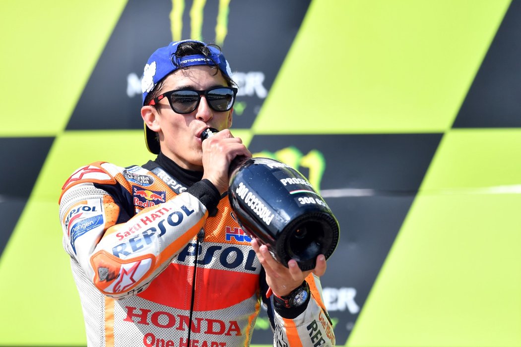 Vítěz MotoGP v Brně Marc Marquez