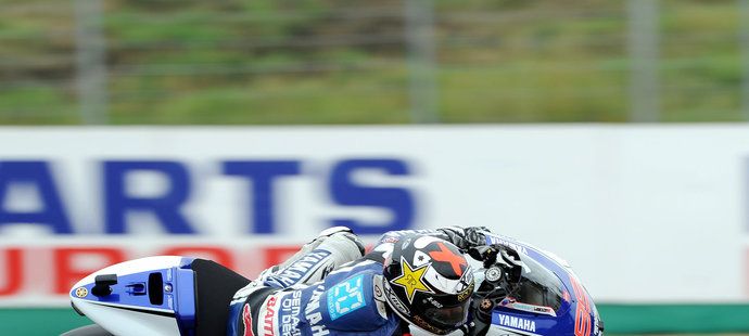 Jorge Lorenzo v brněnském závodě MotoGP