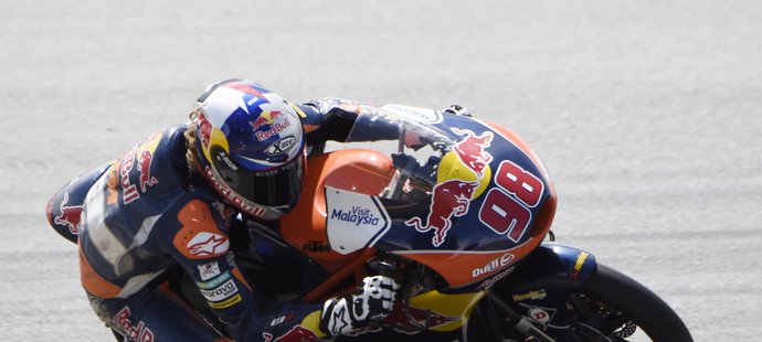 Karel Hanika v kvalifikaci na GP Německa