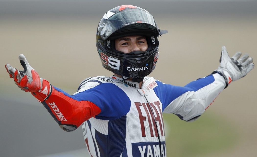 Jorge Lorenzo byl po vítězství v Jerezu v euforii