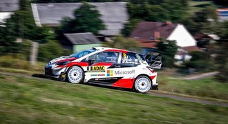 Tänak vede Německou rallye i po druhém dnu, Kopecký na 12. místě