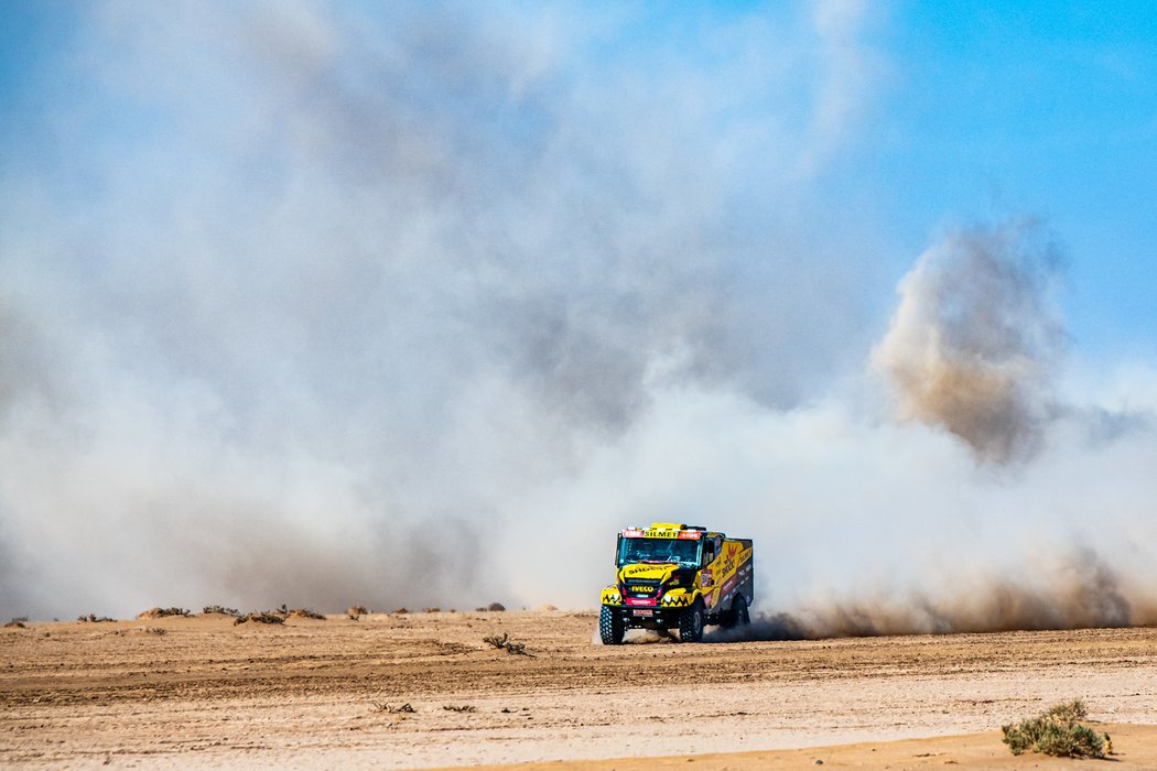 Martin Macík z týmu Big Shock Racing během sedmé etapy