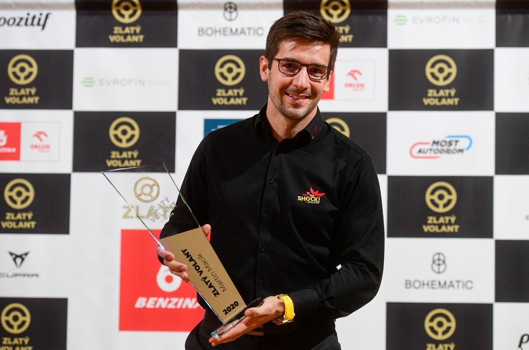 Automobilový jezdec Martin Macík získal premiérově Zlatý volant pro nejlepšího českého závodníka minulého roku.