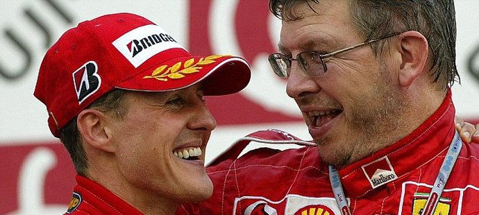 Ross Brawn byl jako technický šéf Ferrari Schumacherovým blízkým spolupracovníkem.