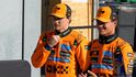 Piloti McLarenu Oscar Piastri a Lando Norris