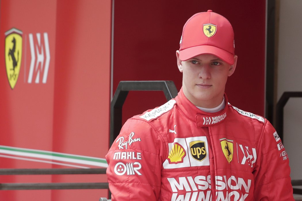 Mick Schumacher během testů v Bahrajnu