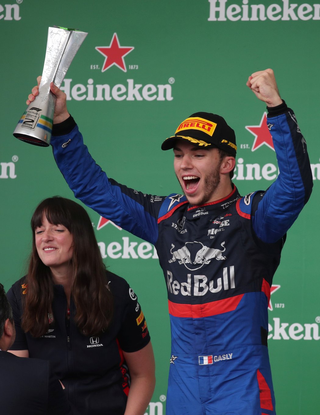 Pierre Gasly si díky druhému místu zajel pro nejlepší výsledek kariéry