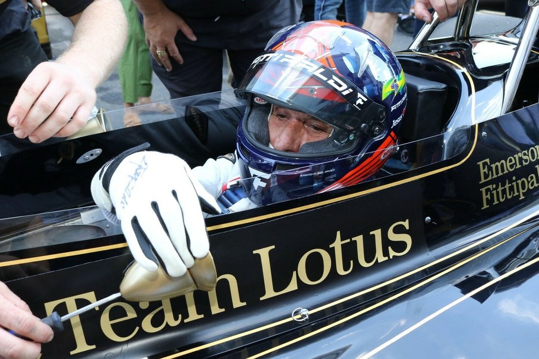 Brazilská legenda formule 1 Emerson Fittipaldi